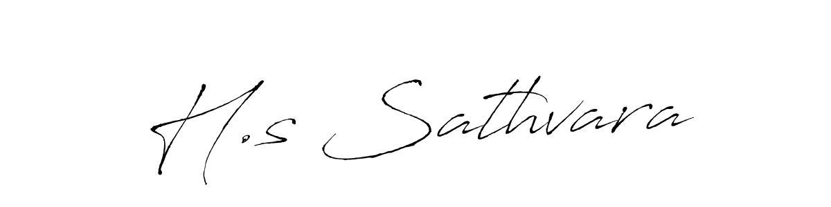Make a beautiful signature design for name H.s Sathvara. Use this online signature maker to create a handwritten signature for free. H.s Sathvara signature style 6 images and pictures png