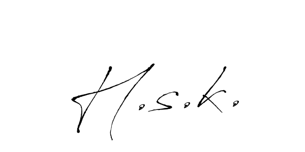 You should practise on your own different ways (Antro_Vectra) to write your name (H.s.k.) in signature. don't let someone else do it for you. H.s.k. signature style 6 images and pictures png