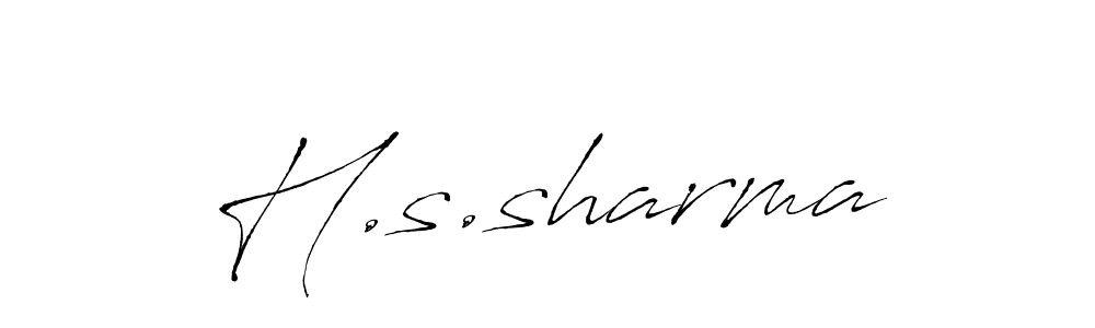 Similarly Antro_Vectra is the best handwritten signature design. Signature creator online .You can use it as an online autograph creator for name H.s.sharma. H.s.sharma signature style 6 images and pictures png