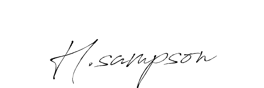 Once you've used our free online signature maker to create your best signature Antro_Vectra style, it's time to enjoy all of the benefits that H.sampson name signing documents. H.sampson signature style 6 images and pictures png