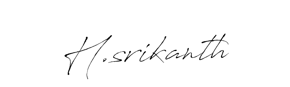 How to Draw H.srikanth signature style? Antro_Vectra is a latest design signature styles for name H.srikanth. H.srikanth signature style 6 images and pictures png