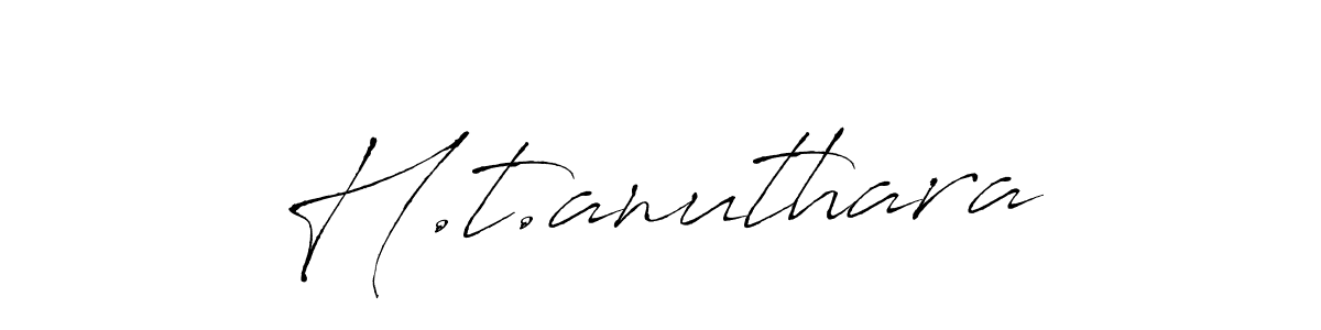 How to make H.t.anuthara signature? Antro_Vectra is a professional autograph style. Create handwritten signature for H.t.anuthara name. H.t.anuthara signature style 6 images and pictures png