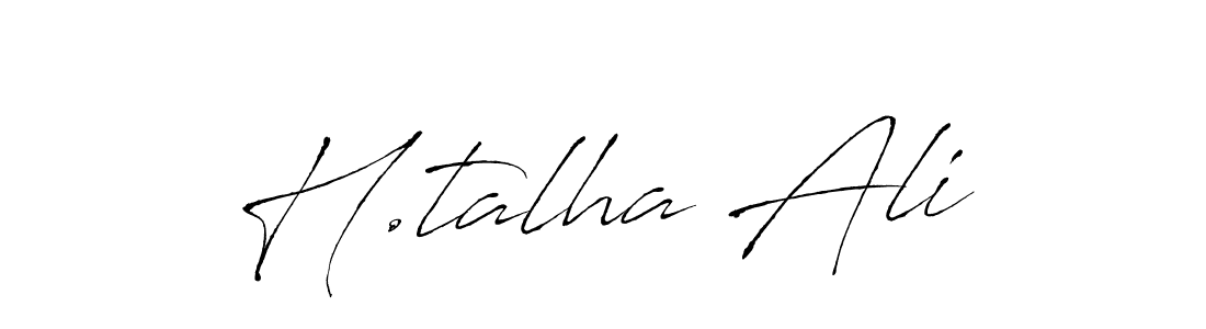 Antro_Vectra is a professional signature style that is perfect for those who want to add a touch of class to their signature. It is also a great choice for those who want to make their signature more unique. Get H.talha Ali name to fancy signature for free. H.talha Ali signature style 6 images and pictures png