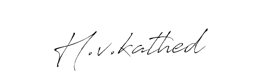 You can use this online signature creator to create a handwritten signature for the name H.v.kathed. This is the best online autograph maker. H.v.kathed signature style 6 images and pictures png