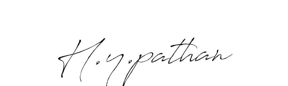 Similarly Antro_Vectra is the best handwritten signature design. Signature creator online .You can use it as an online autograph creator for name H.y.pathan. H.y.pathan signature style 6 images and pictures png