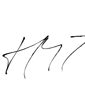 You should practise on your own different ways (Antro_Vectra) to write your name (H47) in signature. don't let someone else do it for you. H47 signature style 6 images and pictures png