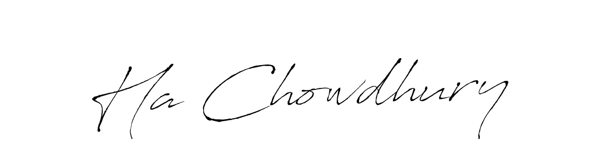Ha Chowdhury stylish signature style. Best Handwritten Sign (Antro_Vectra) for my name. Handwritten Signature Collection Ideas for my name Ha Chowdhury. Ha Chowdhury signature style 6 images and pictures png