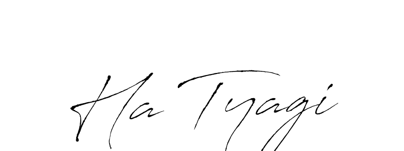 Make a beautiful signature design for name Ha Tyagi. Use this online signature maker to create a handwritten signature for free. Ha Tyagi signature style 6 images and pictures png