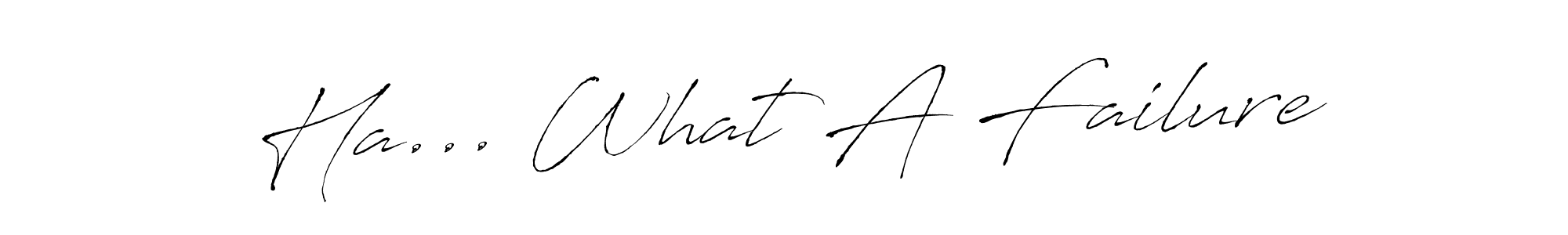 You can use this online signature creator to create a handwritten signature for the name Ha... What A Failure. This is the best online autograph maker. Ha... What A Failure signature style 6 images and pictures png