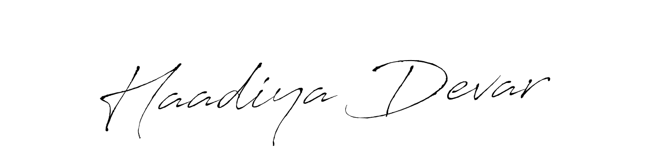 Use a signature maker to create a handwritten signature online. With this signature software, you can design (Antro_Vectra) your own signature for name Haadiya Devar. Haadiya Devar signature style 6 images and pictures png