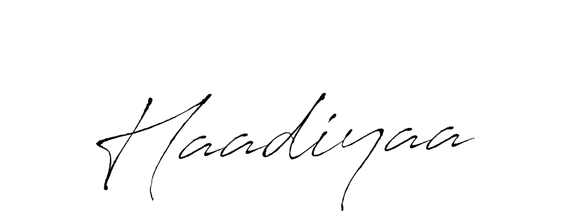 Haadiyaa stylish signature style. Best Handwritten Sign (Antro_Vectra) for my name. Handwritten Signature Collection Ideas for my name Haadiyaa. Haadiyaa signature style 6 images and pictures png