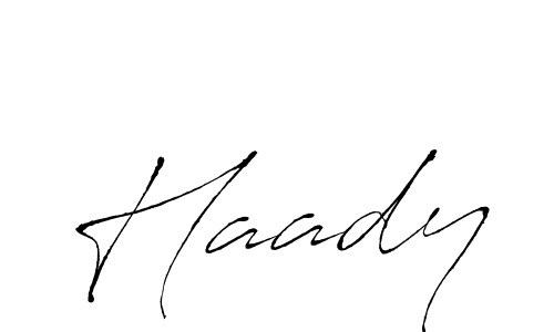 How to make Haady signature? Antro_Vectra is a professional autograph style. Create handwritten signature for Haady name. Haady signature style 6 images and pictures png