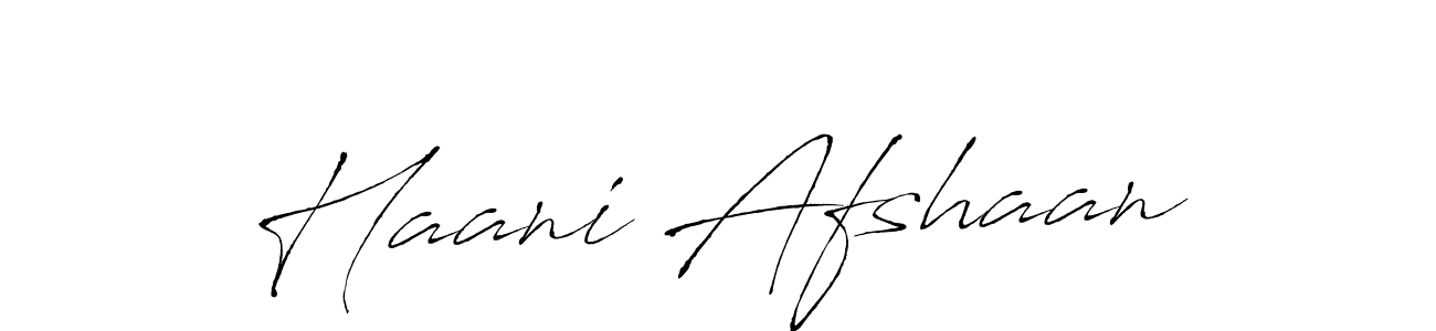 Also we have Haani Afshaan name is the best signature style. Create professional handwritten signature collection using Antro_Vectra autograph style. Haani Afshaan signature style 6 images and pictures png