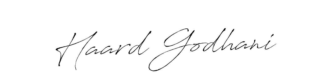 Also we have Haard Godhani name is the best signature style. Create professional handwritten signature collection using Antro_Vectra autograph style. Haard Godhani signature style 6 images and pictures png