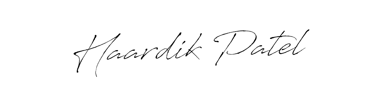 It looks lik you need a new signature style for name Haardik Patel. Design unique handwritten (Antro_Vectra) signature with our free signature maker in just a few clicks. Haardik Patel signature style 6 images and pictures png