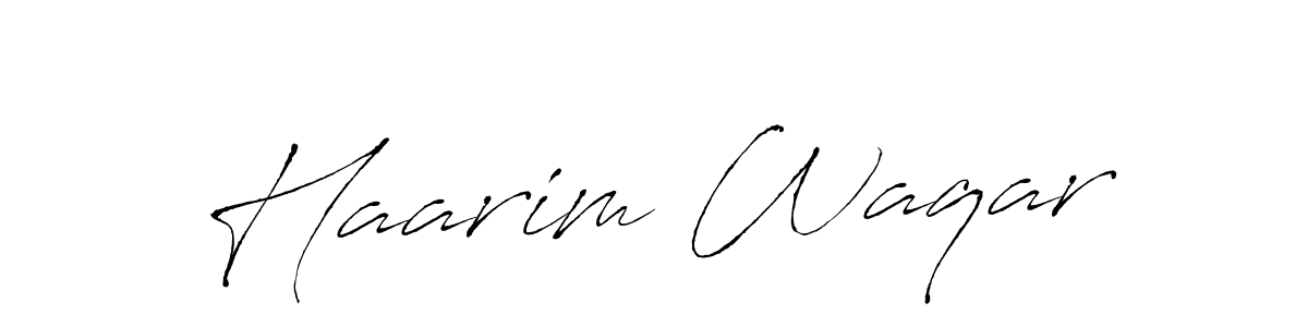 It looks lik you need a new signature style for name Haarim Waqar. Design unique handwritten (Antro_Vectra) signature with our free signature maker in just a few clicks. Haarim Waqar signature style 6 images and pictures png
