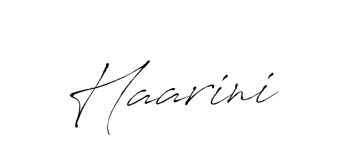 The best way (Antro_Vectra) to make a short signature is to pick only two or three words in your name. The name Haarini include a total of six letters. For converting this name. Haarini signature style 6 images and pictures png