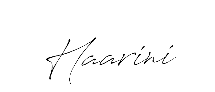 Haarini stylish signature style. Best Handwritten Sign (Antro_Vectra) for my name. Handwritten Signature Collection Ideas for my name Haarini. Haarini signature style 6 images and pictures png