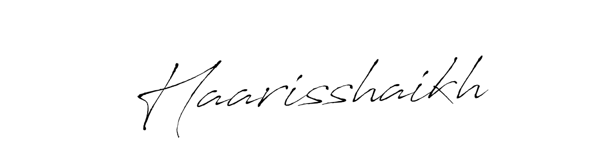 Also You can easily find your signature by using the search form. We will create Haarisshaikh name handwritten signature images for you free of cost using Antro_Vectra sign style. Haarisshaikh signature style 6 images and pictures png