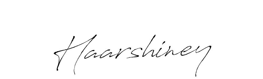 Also we have Haarshiney name is the best signature style. Create professional handwritten signature collection using Antro_Vectra autograph style. Haarshiney signature style 6 images and pictures png