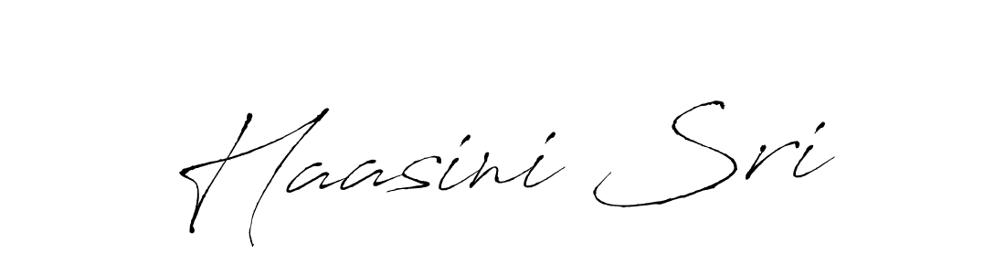 Use a signature maker to create a handwritten signature online. With this signature software, you can design (Antro_Vectra) your own signature for name Haasini Sri. Haasini Sri signature style 6 images and pictures png