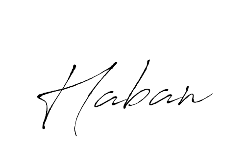 Make a beautiful signature design for name Haban. Use this online signature maker to create a handwritten signature for free. Haban signature style 6 images and pictures png