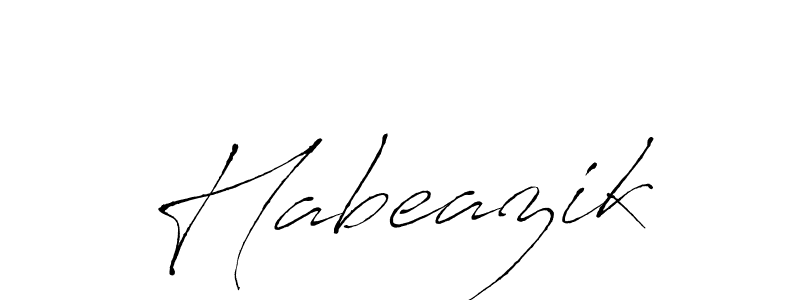 How to Draw Habeazik signature style? Antro_Vectra is a latest design signature styles for name Habeazik. Habeazik signature style 6 images and pictures png