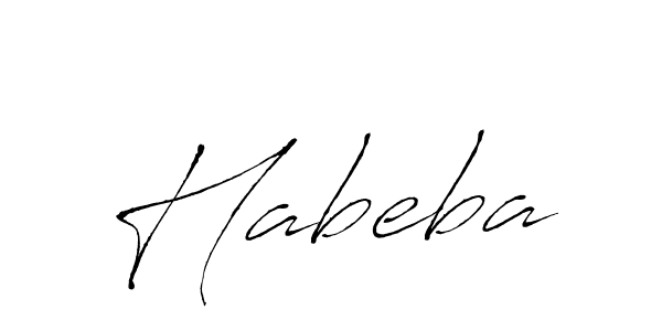 Here are the top 10 professional signature styles for the name Habeba. These are the best autograph styles you can use for your name. Habeba signature style 6 images and pictures png