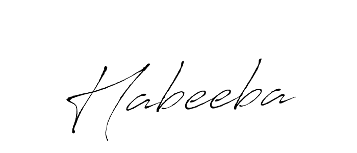 You should practise on your own different ways (Antro_Vectra) to write your name (Habeeba) in signature. don't let someone else do it for you. Habeeba signature style 6 images and pictures png