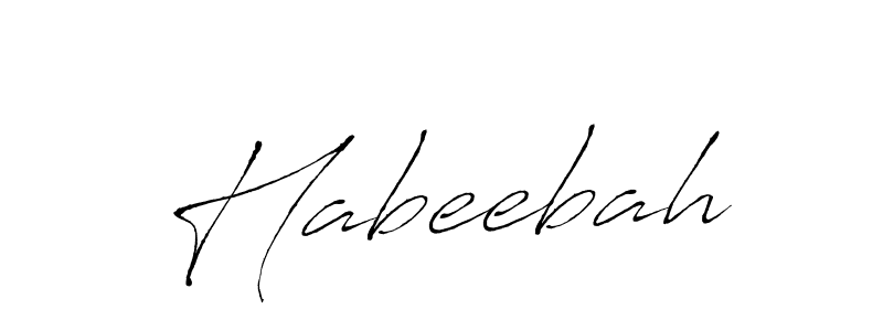 if you are searching for the best signature style for your name Habeebah. so please give up your signature search. here we have designed multiple signature styles  using Antro_Vectra. Habeebah signature style 6 images and pictures png