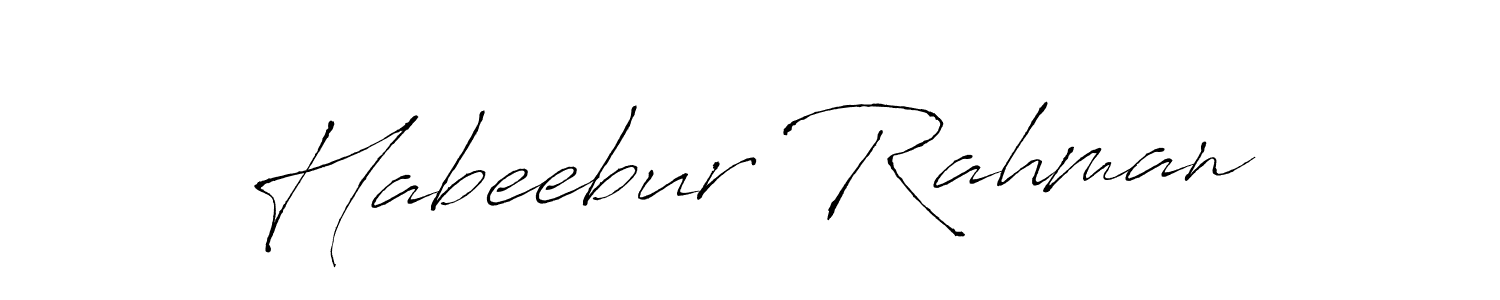 It looks lik you need a new signature style for name Habeebur Rahman. Design unique handwritten (Antro_Vectra) signature with our free signature maker in just a few clicks. Habeebur Rahman signature style 6 images and pictures png