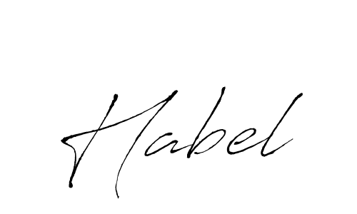 Make a beautiful signature design for name Habel. With this signature (Antro_Vectra) style, you can create a handwritten signature for free. Habel signature style 6 images and pictures png