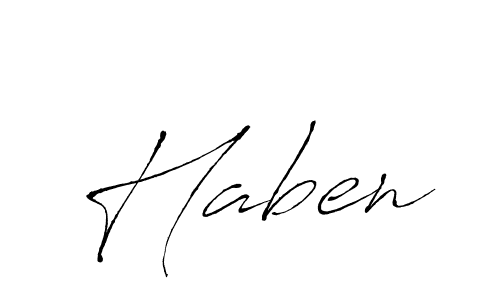 Haben stylish signature style. Best Handwritten Sign (Antro_Vectra) for my name. Handwritten Signature Collection Ideas for my name Haben. Haben signature style 6 images and pictures png