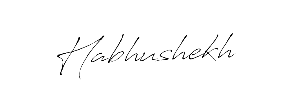 Make a beautiful signature design for name Habhushekh. With this signature (Antro_Vectra) style, you can create a handwritten signature for free. Habhushekh signature style 6 images and pictures png