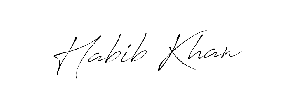 Best and Professional Signature Style for Habib Khan. Antro_Vectra Best Signature Style Collection. Habib Khan signature style 6 images and pictures png