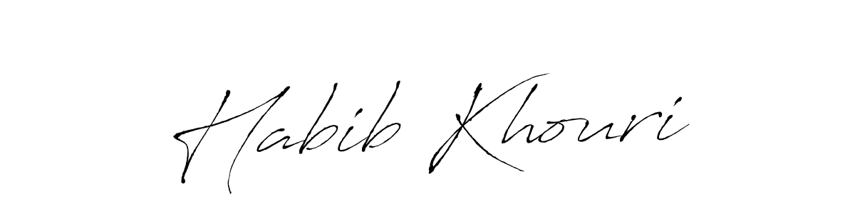 Best and Professional Signature Style for Habib Khouri. Antro_Vectra Best Signature Style Collection. Habib Khouri signature style 6 images and pictures png