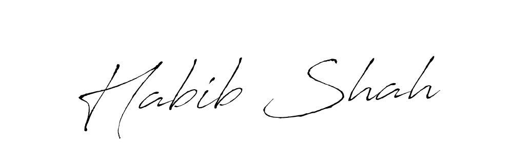 Antro_Vectra is a professional signature style that is perfect for those who want to add a touch of class to their signature. It is also a great choice for those who want to make their signature more unique. Get Habib Shah name to fancy signature for free. Habib Shah signature style 6 images and pictures png