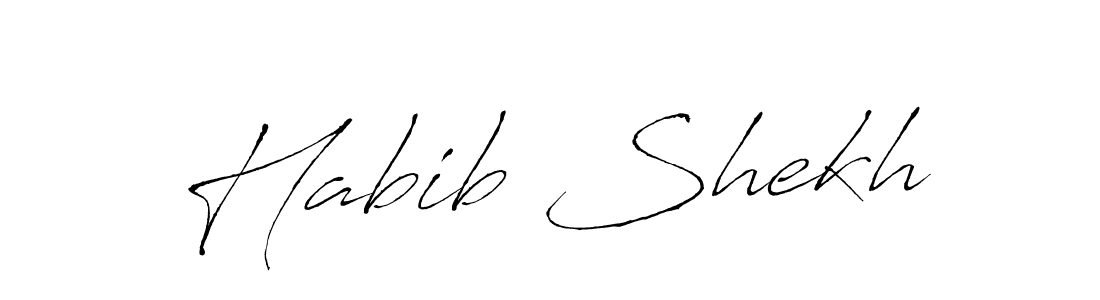 Similarly Antro_Vectra is the best handwritten signature design. Signature creator online .You can use it as an online autograph creator for name Habib Shekh. Habib Shekh signature style 6 images and pictures png