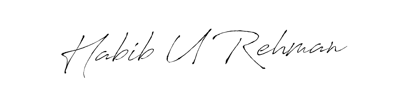 Make a beautiful signature design for name Habib U Rehman. Use this online signature maker to create a handwritten signature for free. Habib U Rehman signature style 6 images and pictures png