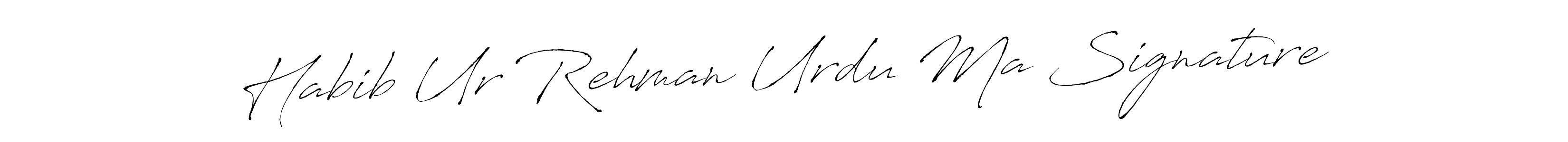 Habib Ur Rehman Urdu Ma Signature stylish signature style. Best Handwritten Sign (Antro_Vectra) for my name. Handwritten Signature Collection Ideas for my name Habib Ur Rehman Urdu Ma Signature. Habib Ur Rehman Urdu Ma Signature signature style 6 images and pictures png