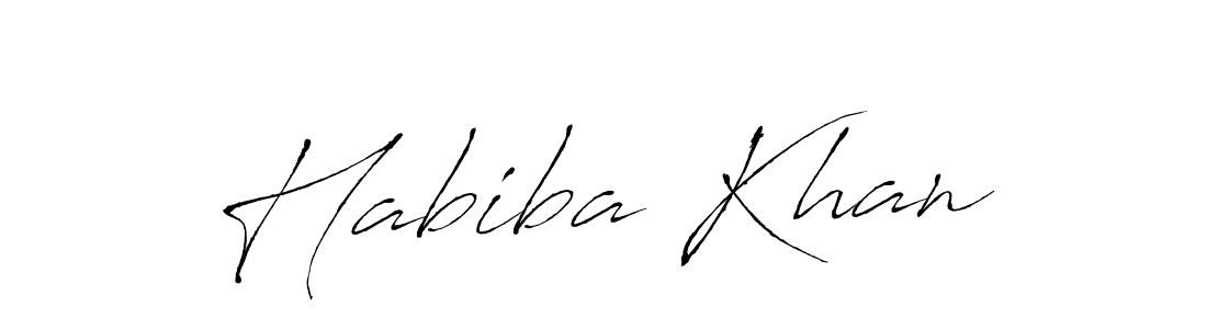 The best way (Antro_Vectra) to make a short signature is to pick only two or three words in your name. The name Habiba Khan include a total of six letters. For converting this name. Habiba Khan signature style 6 images and pictures png