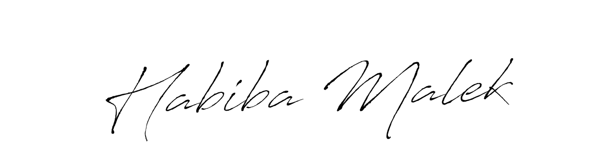 The best way (Antro_Vectra) to make a short signature is to pick only two or three words in your name. The name Habiba Malek include a total of six letters. For converting this name. Habiba Malek signature style 6 images and pictures png