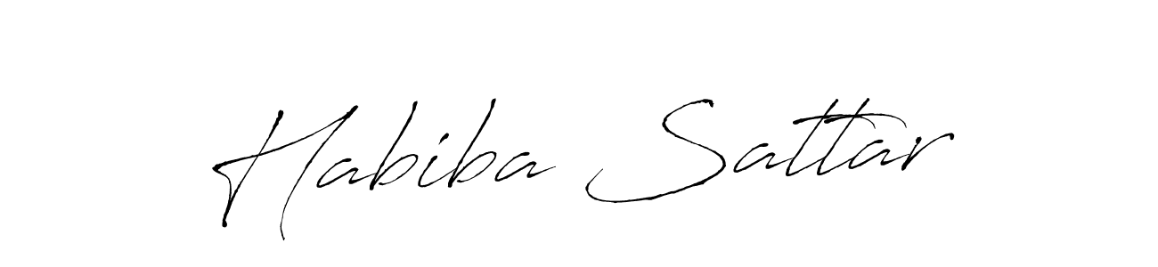 You can use this online signature creator to create a handwritten signature for the name Habiba Sattar. This is the best online autograph maker. Habiba Sattar signature style 6 images and pictures png