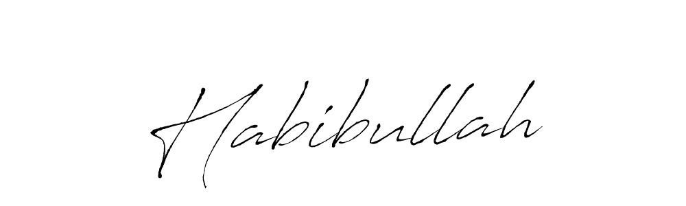 Also we have Habibullah name is the best signature style. Create professional handwritten signature collection using Antro_Vectra autograph style. Habibullah signature style 6 images and pictures png