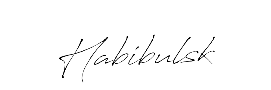 You should practise on your own different ways (Antro_Vectra) to write your name (Habibulsk) in signature. don't let someone else do it for you. Habibulsk signature style 6 images and pictures png