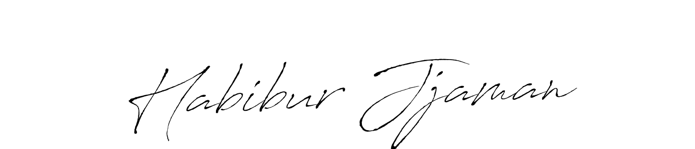 Design your own signature with our free online signature maker. With this signature software, you can create a handwritten (Antro_Vectra) signature for name Habibur Jjaman. Habibur Jjaman signature style 6 images and pictures png