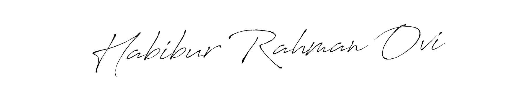 if you are searching for the best signature style for your name Habibur Rahman Ovi. so please give up your signature search. here we have designed multiple signature styles  using Antro_Vectra. Habibur Rahman Ovi signature style 6 images and pictures png