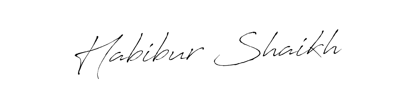 The best way (Antro_Vectra) to make a short signature is to pick only two or three words in your name. The name Habibur Shaikh include a total of six letters. For converting this name. Habibur Shaikh signature style 6 images and pictures png