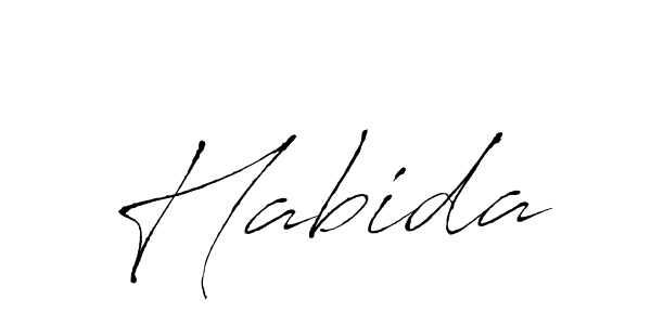 Habida stylish signature style. Best Handwritten Sign (Antro_Vectra) for my name. Handwritten Signature Collection Ideas for my name Habida. Habida signature style 6 images and pictures png