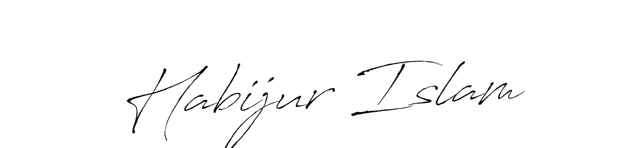 Design your own signature with our free online signature maker. With this signature software, you can create a handwritten (Antro_Vectra) signature for name Habijur Islam. Habijur Islam signature style 6 images and pictures png